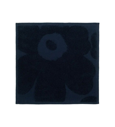 Ręcznik do twarzy-rąk 30x30 UNIKKO Face Washer Towel by Marimekko - Deep Blue