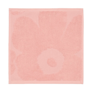 Ręcznik do twarzy-rąk 30x30 UNIKKO Face Washer Towel by Marimekko - Powder Pink