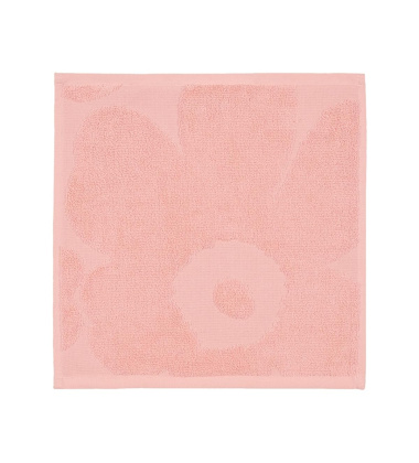 Ręcznik do twarzy-rąk 30x30 UNIKKO Face Washer Towel by Marimekko - Powder Pink