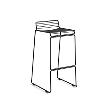 Hoker outdoorowy z poduszką H65 cm HEE Bar Stool - Black - EXPO